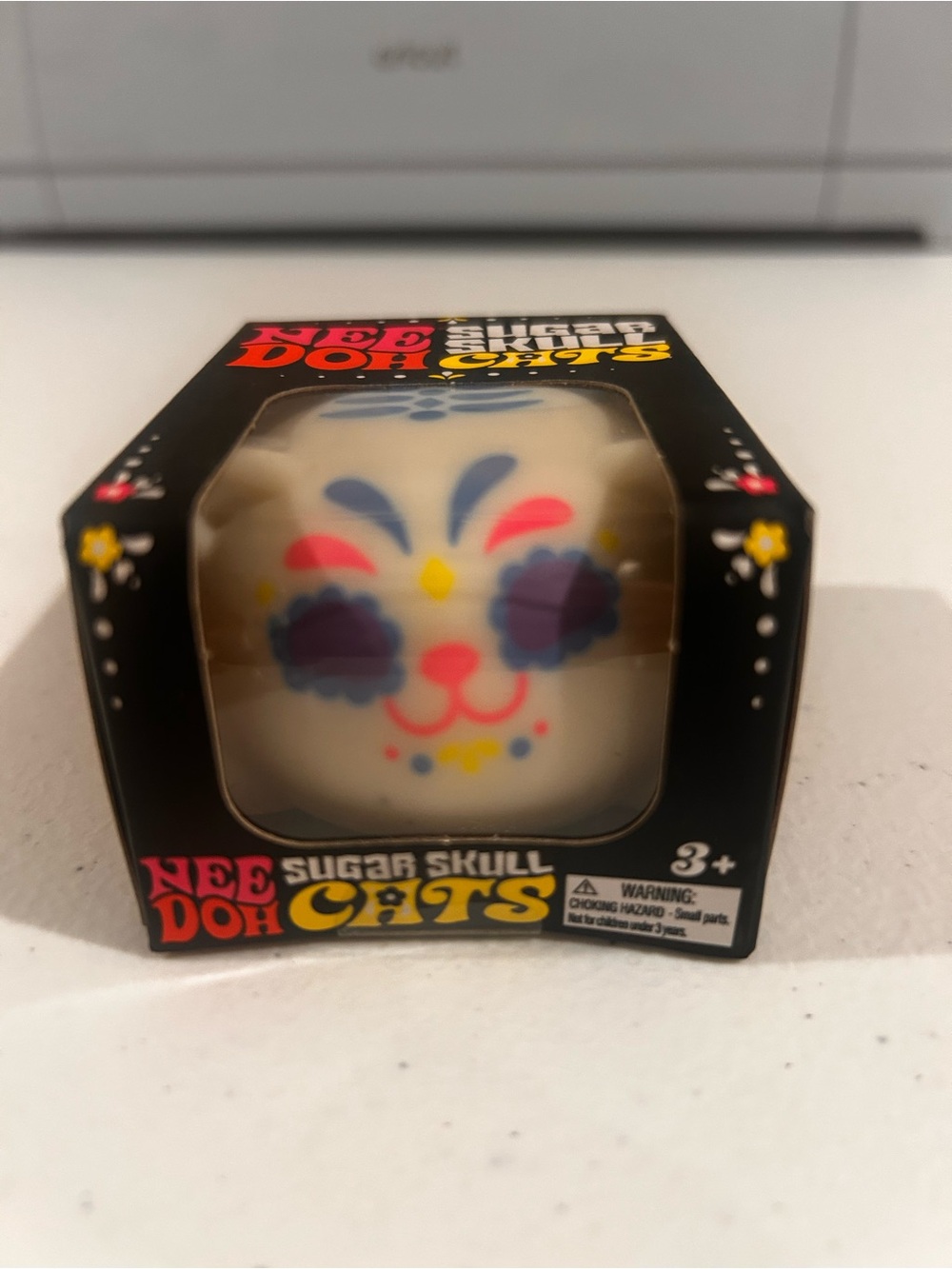 Needoh Sugar Skull Cats Squishy Toy. New. Authentic